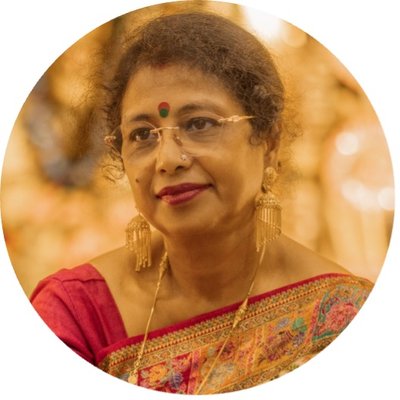 Portrait of Mrs Rina Pradhan.