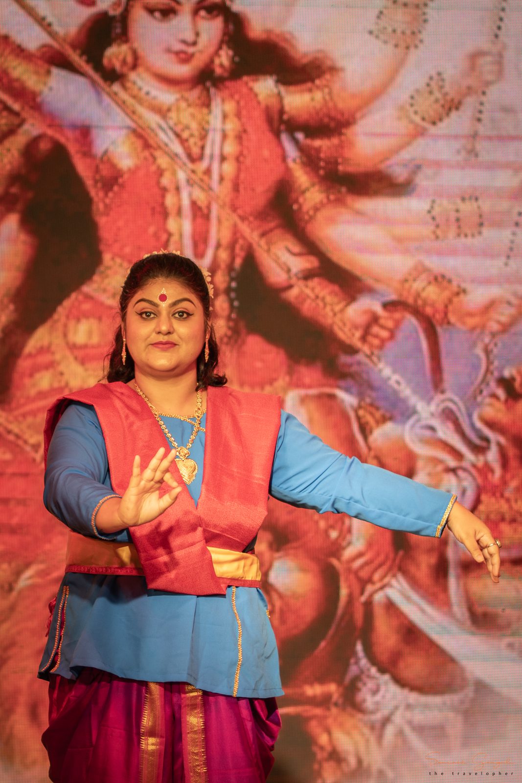 A moment from Anandam's Durga Pujo celebrations.