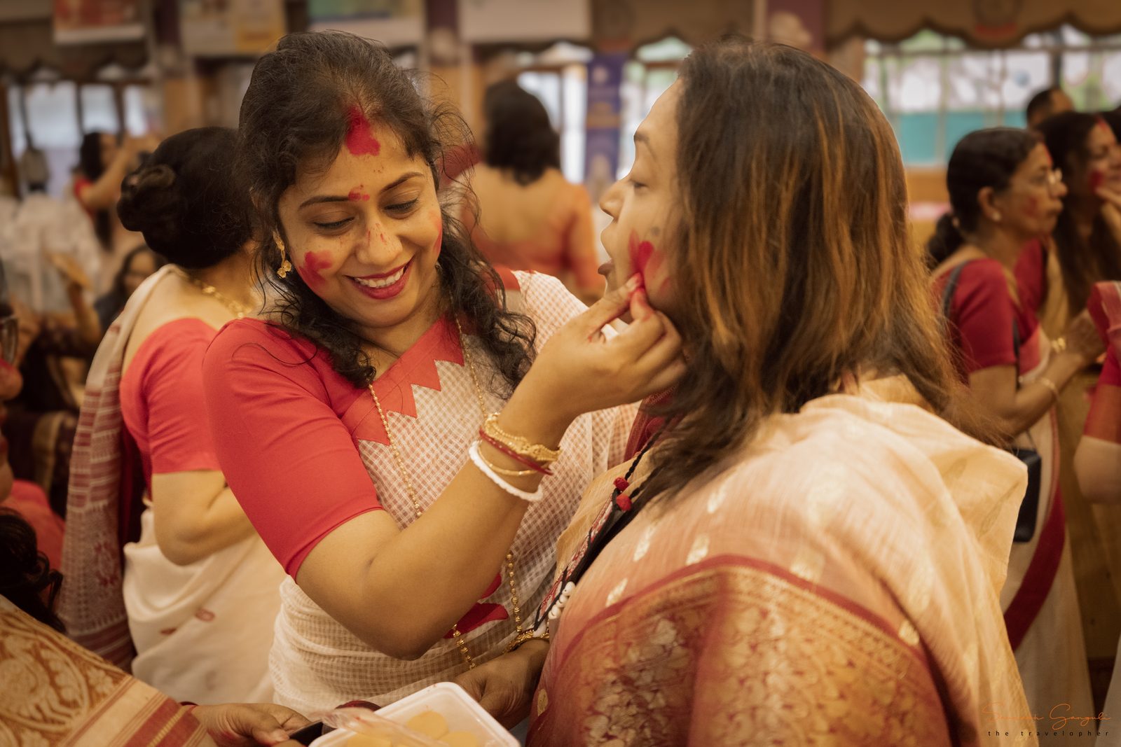 A moment from Anandam's Durga Pujo celebrations.